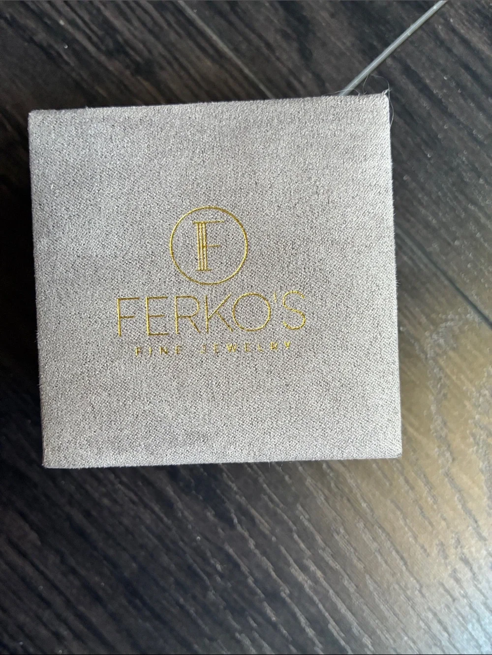 Ferko's Fine Jewelry Gray Jewelry Box - Elegant Jewelry Organizer